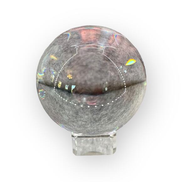 MerryNine K9 Crystal Ball w/ Stand for Photography (3.14" with 35mm Stand) - Picture 4 of 9